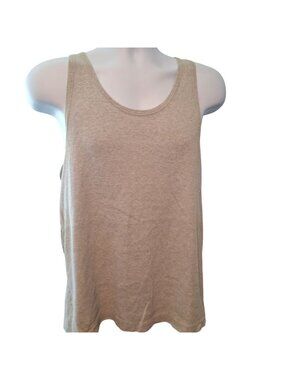 American Eagle USA Tank Top Medium Gray Cotton Minimalist Y2K Grunge Casual